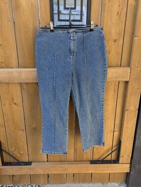 Gloria Vanderbilt Y2K Seamed Crop Jeans Capricore Pedal Pushers
